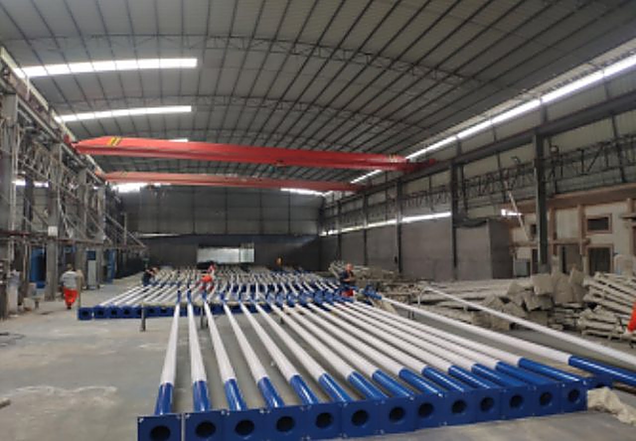 Finished-goods warehouse